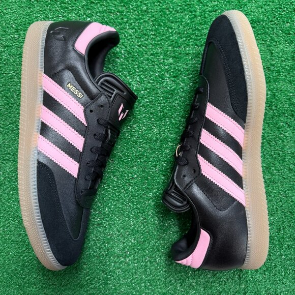 Adidas Samba Messi Black Pink Mens Shoes JP7845 NEW Multi Sz - Picture 2 of 5